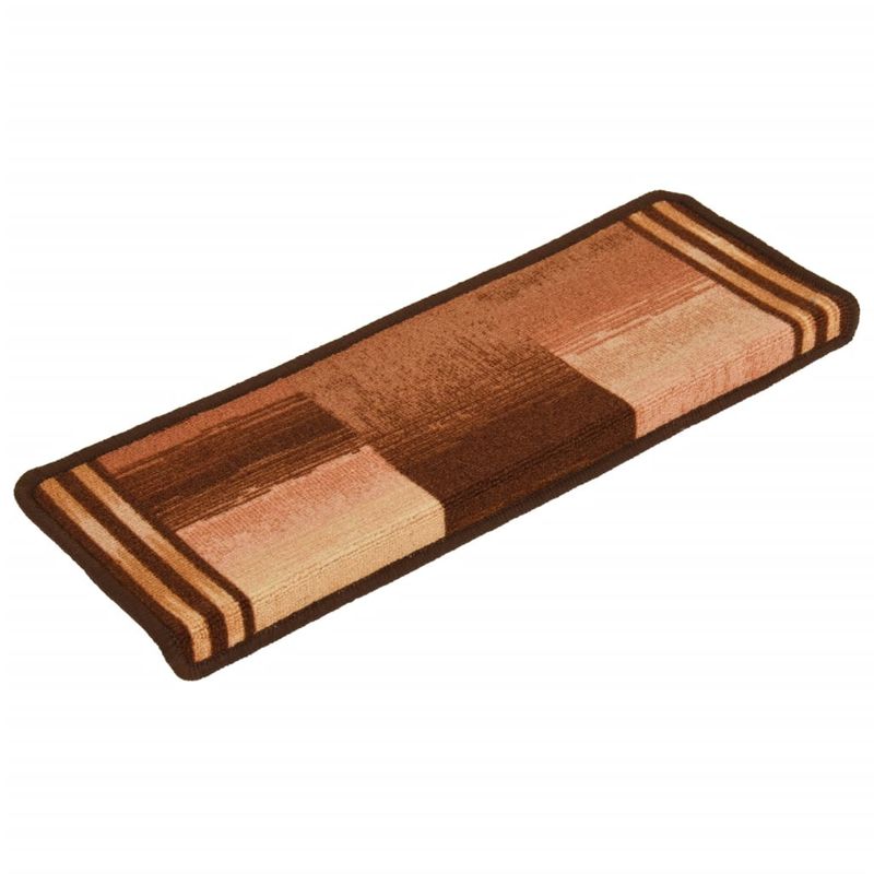 Casa si Gradina - Textile si covoare - Covoare - Covoare casa - Covorase pentru scari autoadezive, 5 buc., maro, 65x21x4 cm, formă dreptunghiular - Infinity.ro