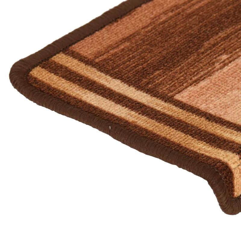 Casa si Gradina - Textile si covoare - Covoare - Covoare casa - Covorase pentru scari autoadezive, 5 buc., maro, 65x21x4 cm, formă dreptunghiular - Infinity.ro
