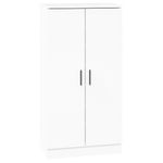 Casa si Gradina - Mobilier - Organizare si depozitare - Organizator incaltaminte - Pantofar, alb extralucios, 55x35x108 cm, lemn prelucrat - Infinity.ro