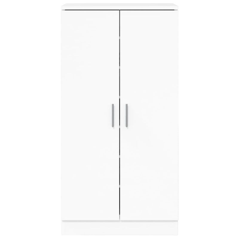 Casa si Gradina - Mobilier - Organizare si depozitare - Organizator incaltaminte - Pantofar, alb extralucios, 55x35x108 cm, lemn prelucrat - Infinity.ro