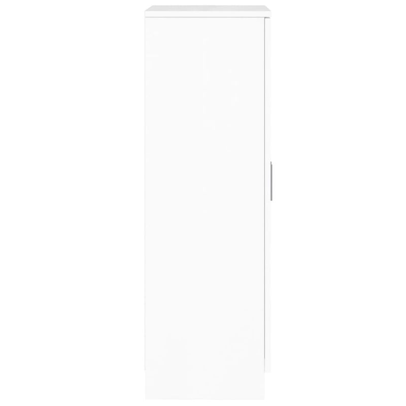 Casa si Gradina - Mobilier - Organizare si depozitare - Organizator incaltaminte - Pantofar, alb extralucios, 55x35x108 cm, lemn prelucrat - Infinity.ro