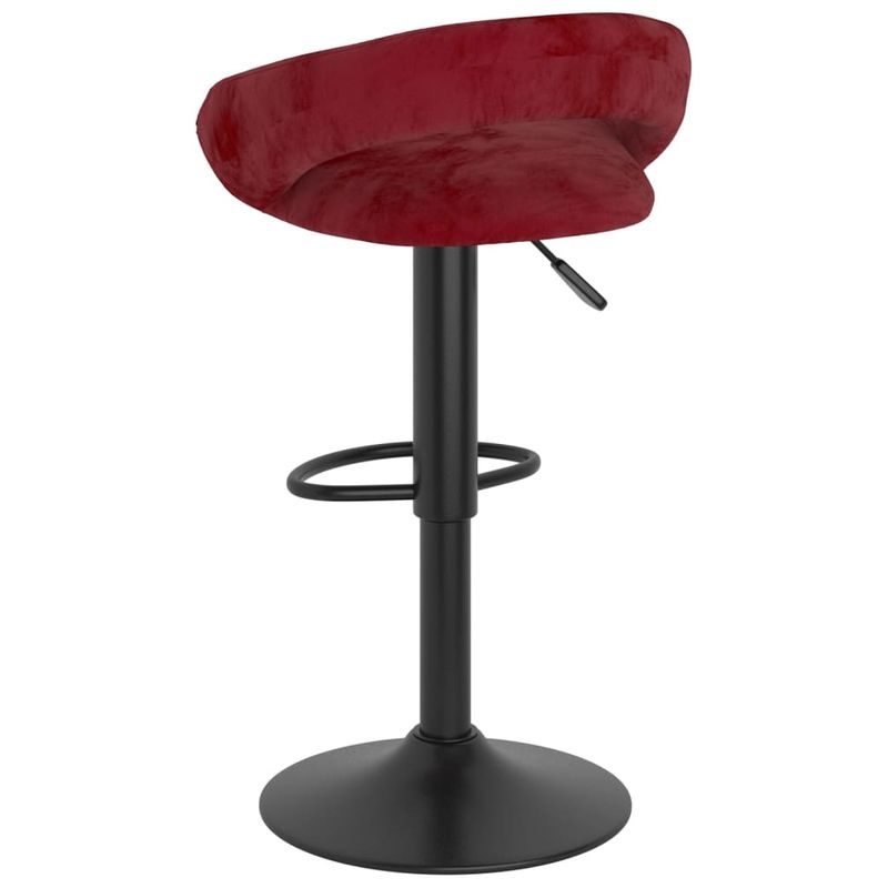Casa si Gradina - Mobilier - Scaune si fotolii - Scaune - Scaune de bar, 2 buc., rosu vin, catifea - Infinity.ro