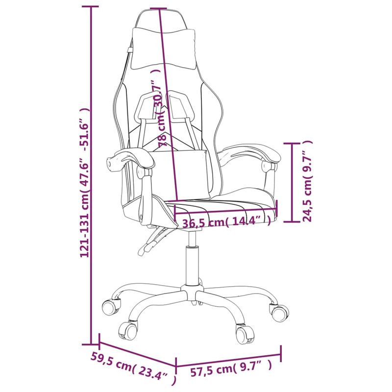 Casa si Gradina - Mobilier - Scaune si fotolii - Scaune - Scaun pentru jocuri, negru, piele ecologica - Infinity.ro
