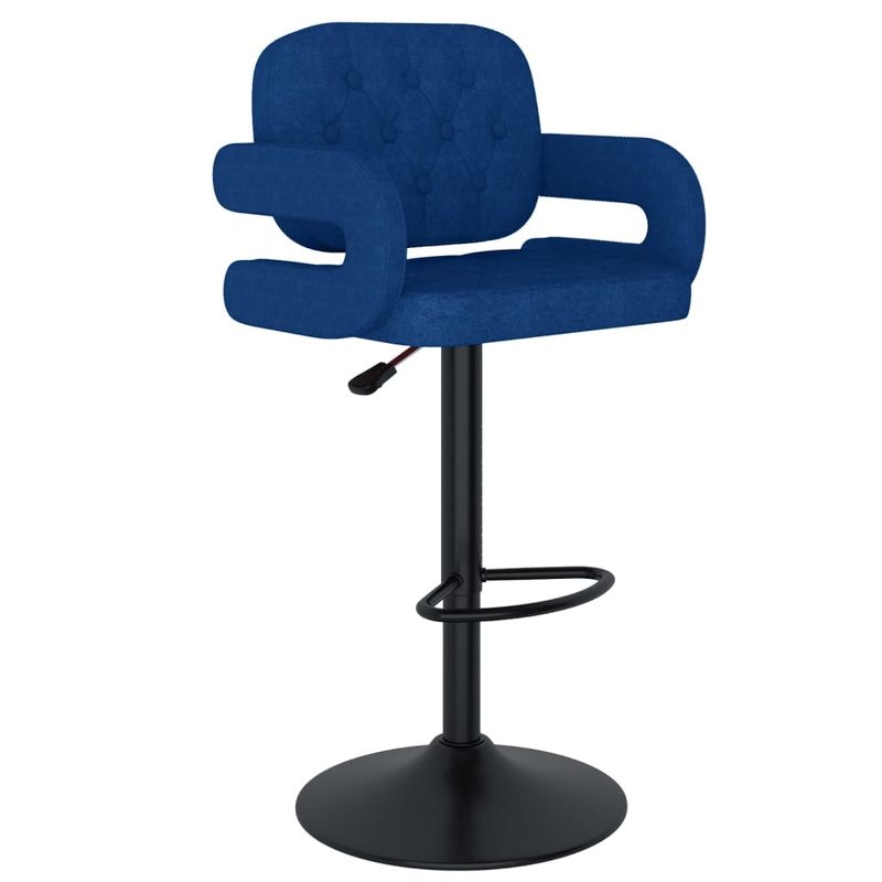 Casa si Gradina - Mobilier - Scaune si fotolii - Scaune - Scaune de bar, 2 buc., albastru, material textil - Infinity.ro