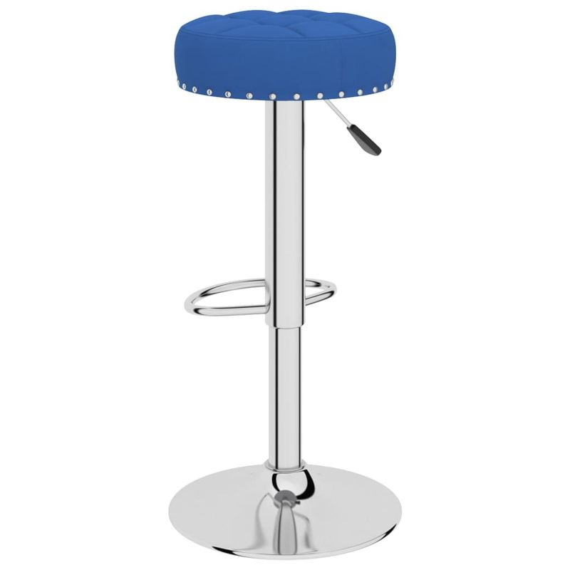 Casa si Gradina - Mobilier - Scaune si fotolii - Scaune - Scaune de bar, 2 buc., albastru, material textil - Infinity.ro