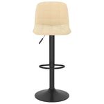 Casa si Gradina - Mobilier - Scaune si fotolii - Scaune - Scaune de bar, 2 buc., crem, catifea - Infinity.ro