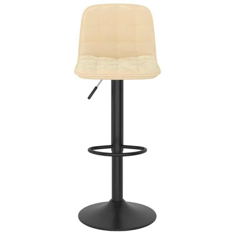 Casa si Gradina - Mobilier - Scaune si fotolii - Scaune - Scaune de bar, 2 buc., crem, catifea - Infinity.ro