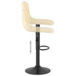 Casa si Gradina - Mobilier - Scaune si fotolii - Scaune - Scaune de bar, 2 buc., crem, catifea - Infinity.ro
