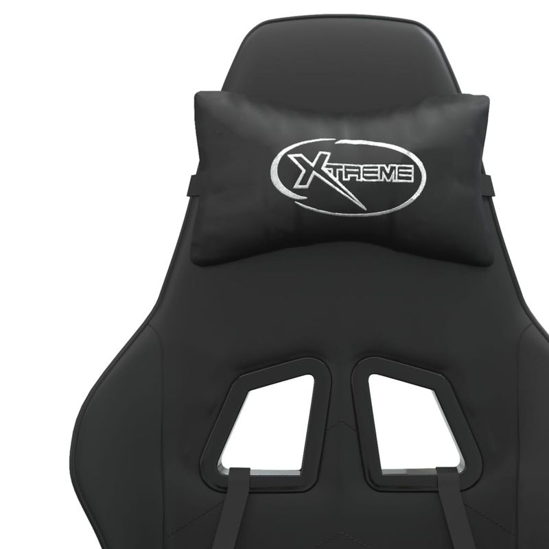 PC, gaming si accesorii - Gaming - Accesorii gaming - Scaune gaming - Scaun de gaming pivotant, negru, piele ecologica - Infinity.ro