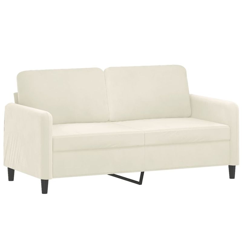 Casa si Gradina - Mobilier - Seturi de mobilier - Seturi living - Set de canapele, 3 piese, crem, catifea - Infinity.ro