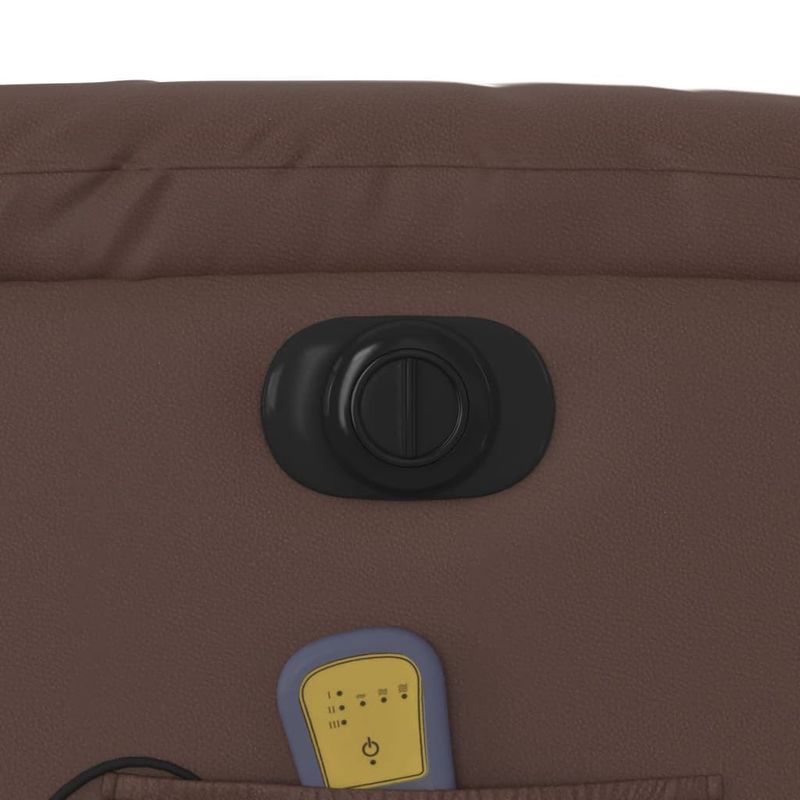 Ingrijire personala si Cosmetice - Sanatate si wellness - Articole wellness - Fotolii de masaj - Fotoliu electric masaj rabatabil cu ridicare, maro - Infinity.ro