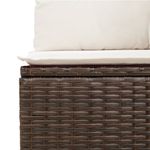 Casa si Gradina - Gradina si terasa - Mobilier exterior - Canapele si fotolii gradina - Set canapele de gradina cu perne, 9 piese, maro, poliratan - Infinity.ro