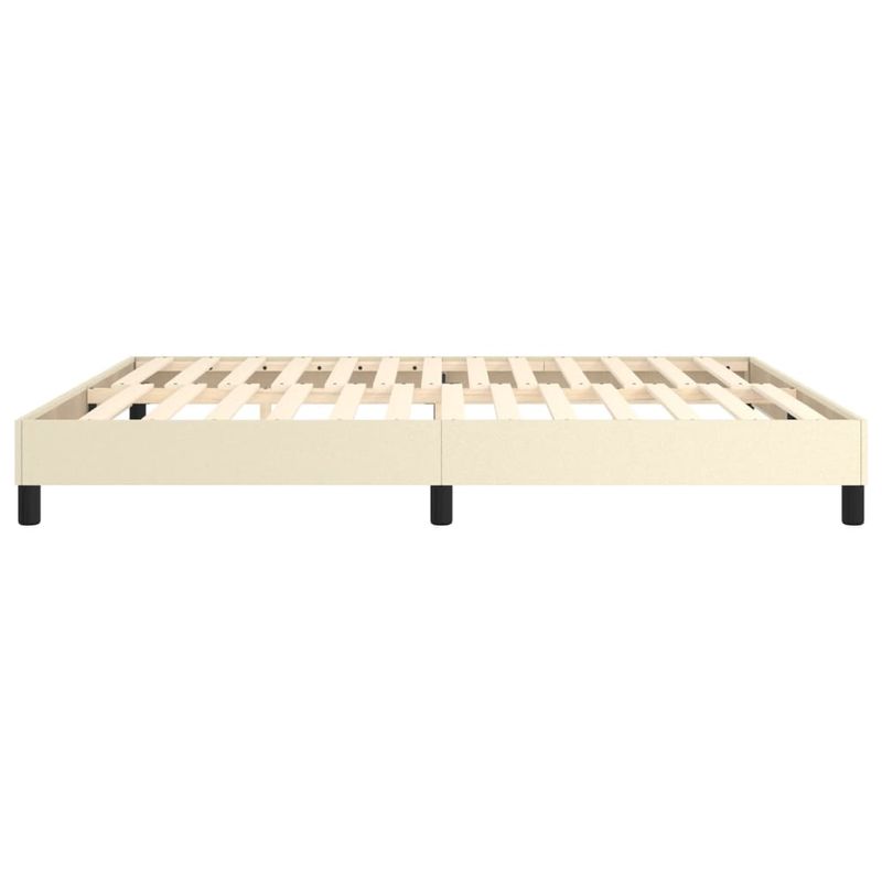 Casa si Gradina - Mobilier - Paturi si accesorii - Paturi - Cadru de pat, crem, 180x200 cm, piele ecologica - Infinity.ro