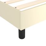Casa si Gradina - Mobilier - Paturi si accesorii - Paturi - Cadru de pat, crem, 180x200 cm, piele ecologica - Infinity.ro