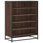 Casa si Gradina - Mobilier - Organizare si depozitare - Organizator incaltaminte - Pantofar, stejar maro, 75x38x97,5 cm, lemn prelucrat/metal - Infinity.ro