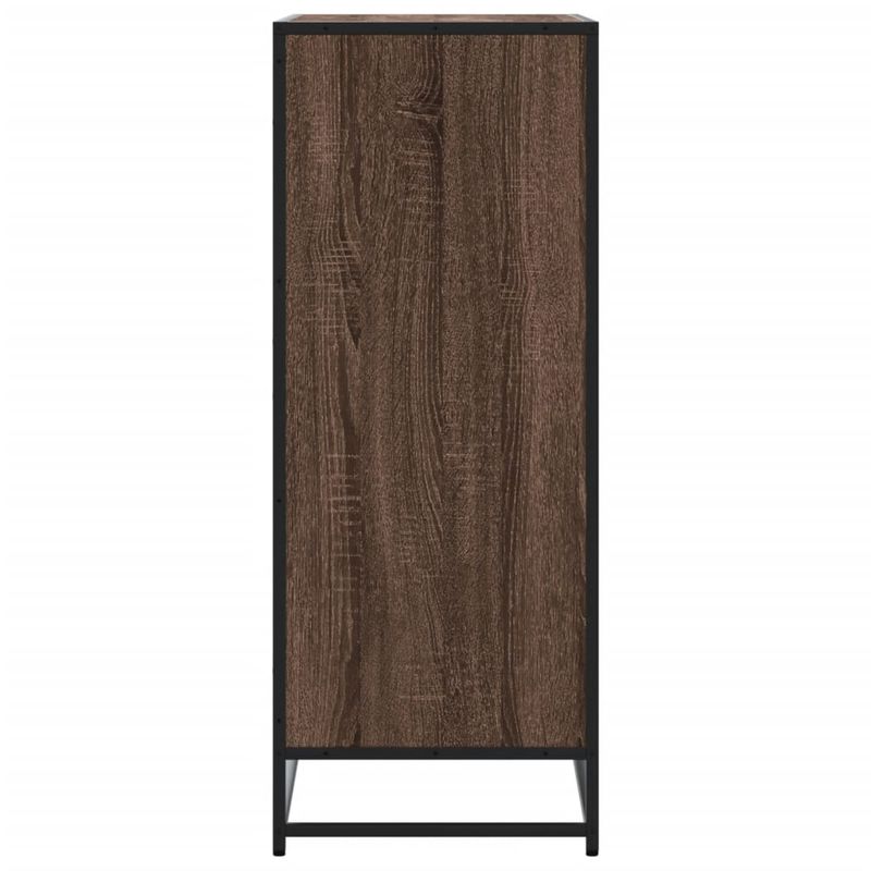 Casa si Gradina - Mobilier - Organizare si depozitare - Organizator incaltaminte - Pantofar, stejar maro, 75x38x97,5 cm, lemn prelucrat/metal - Infinity.ro