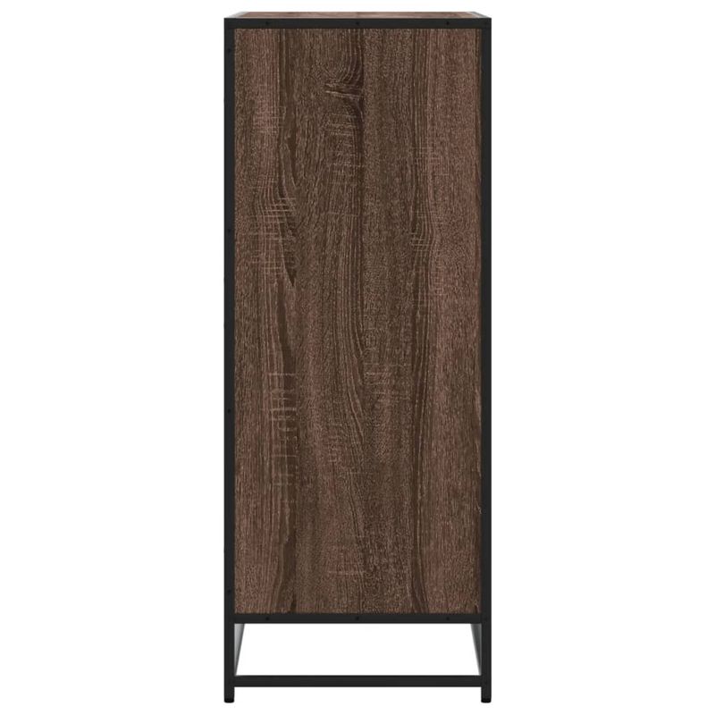Casa si Gradina - Mobilier - Organizare si depozitare - Organizator incaltaminte - Pantofar, stejar maro, 75x38x97,5 cm, lemn prelucrat/metal - Infinity.ro
