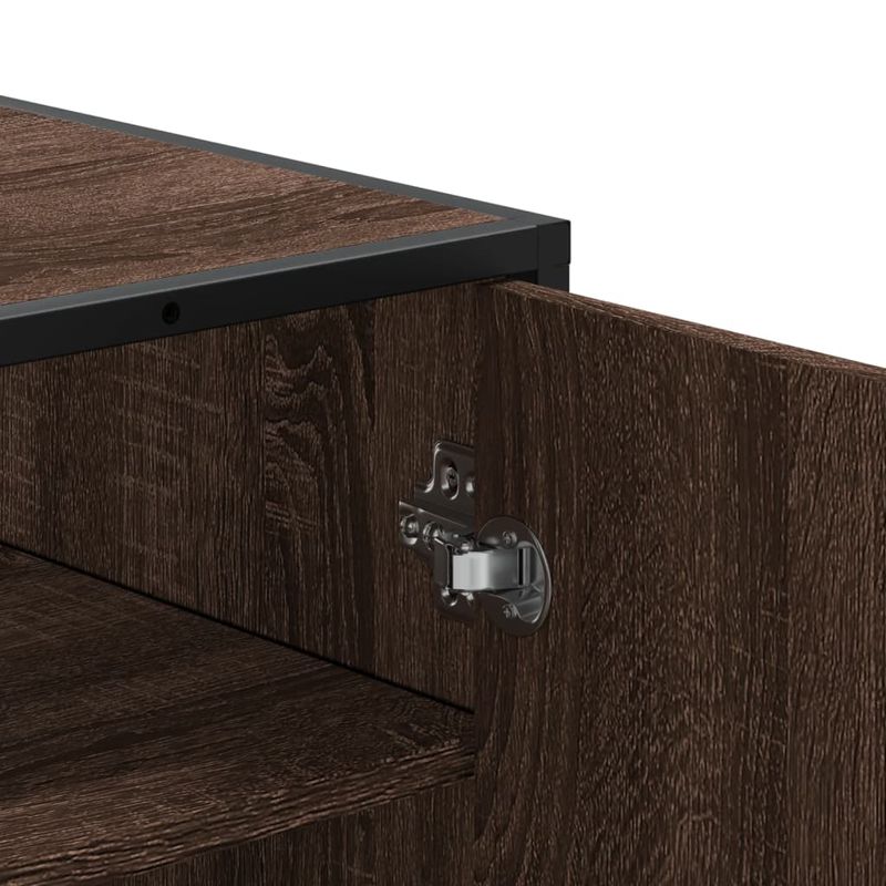 Casa si Gradina - Mobilier - Organizare si depozitare - Organizator incaltaminte - Pantofar, stejar maro, 75x38x97,5 cm, lemn prelucrat/metal - Infinity.ro
