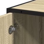 Casa si Gradina - Mobilier - Mobilier baie - Comode baie - Dulap baie stejar sonoma 35x37,5x188,5 cm lemn prelucrat/metal - Infinity.ro