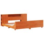 Casa si Gradina - Mobilier - Paturi si accesorii - Paturi - Cadru de pat fara saltea, maro ceruit 180x200 cm lemn masiv pin - Infinity.ro