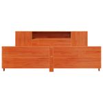 Casa si Gradina - Mobilier - Paturi si accesorii - Paturi - Cadru de pat fara saltea, maro ceruit 180x200 cm lemn masiv pin - Infinity.ro