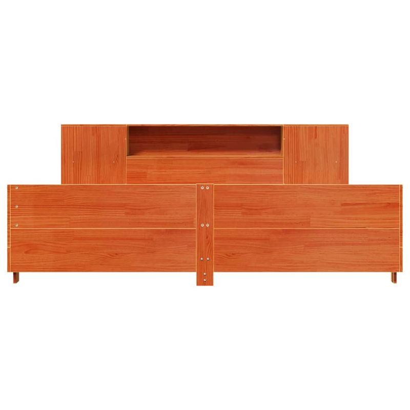 Casa si Gradina - Mobilier - Paturi si accesorii - Paturi - Cadru de pat fara saltea, maro ceruit 180x200 cm lemn masiv pin - Infinity.ro