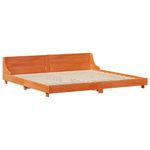 Casa si Gradina - Mobilier - Paturi si accesorii - Paturi - Cadru de pat fara saltea, maro ceruit 180x200 cm lemn masiv pin - Infinity.ro