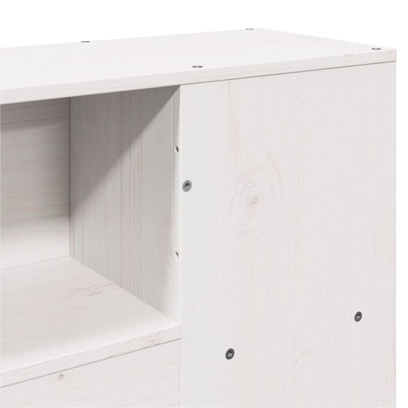 Casa si Gradina - Mobilier - Paturi si accesorii - Paturi - Cadru de pat fara saltea, alb, 150x200 cm, lemn masiv pin - Infinity.ro