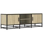 Casa si Gradina - Mobilier - Comode si corpuri - Comode - Dulap TV, stejar sonoma, 120x35x41 cm, lemn prelucrat si metal - Infinity.ro