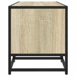 Casa si Gradina - Mobilier - Comode si corpuri - Comode - Dulap TV, stejar sonoma, 120x35x41 cm, lemn prelucrat si metal - Infinity.ro