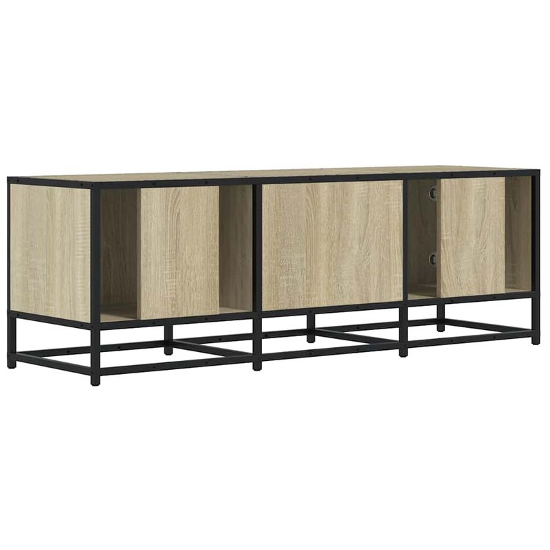 Casa si Gradina - Mobilier - Comode si corpuri - Comode - Dulap TV, stejar sonoma, 120x35x41 cm, lemn prelucrat si metal - Infinity.ro