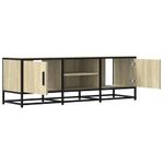 Casa si Gradina - Mobilier - Comode si corpuri - Comode - Dulap TV, stejar sonoma, 120x35x41 cm, lemn prelucrat si metal - Infinity.ro