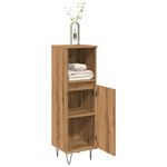 Casa si Gradina - Mobilier - Mobilier baie - Comode baie - Dulap de baie, stejar artizanal, 30x30x100 cm, lemn prelucrat - Infinity.ro