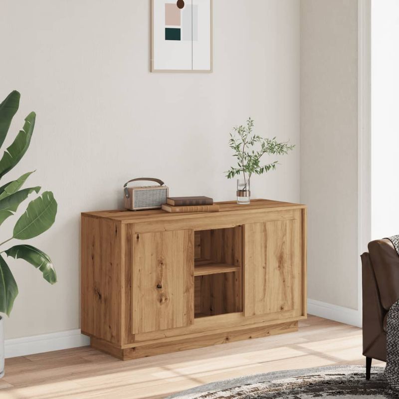 Casa si Gradina - Mobilier - Comode si corpuri - Comode - Servanta, stejar artizanal, 102x35x60 cm, lemn prelucrat - Infinity.ro