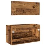 Casa si Gradina - Mobilier - Seturi de mobilier - Seturi baie - Set mobilier de baie, 2 piese, lemn vechi, lemn prelucrat - Infinity.ro