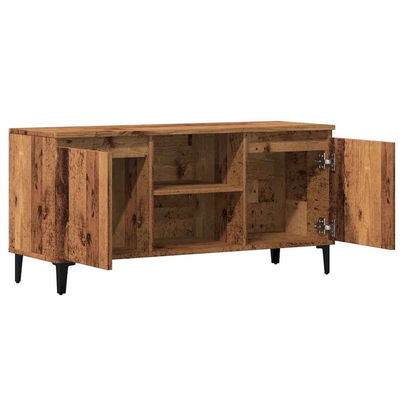 Casa si Gradina - Mobilier - Comode si corpuri - Comode - Dulap TV, lemn vechi, 102x35x50 cm, lemn prelucrat - Infinity.ro