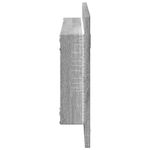 Casa si Gradina - Mobilier - Mobilier baie - Oglinzi baie - Oglinda de baie LED sonoma gri, 100x8,5x37 cm lemn prelucrat - Infinity.ro