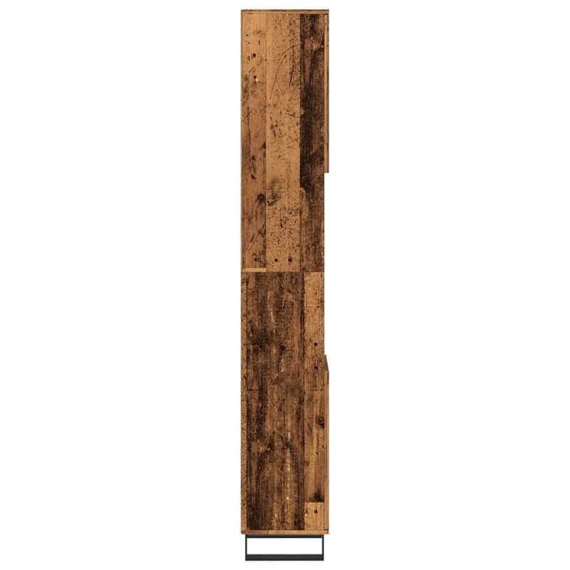 Casa si Gradina - Mobilier - Mobilier baie - Corpuri baie - Dulap de baie, lemn vechi, 30x30x190 cm, lemn prelucrat - Infinity.ro