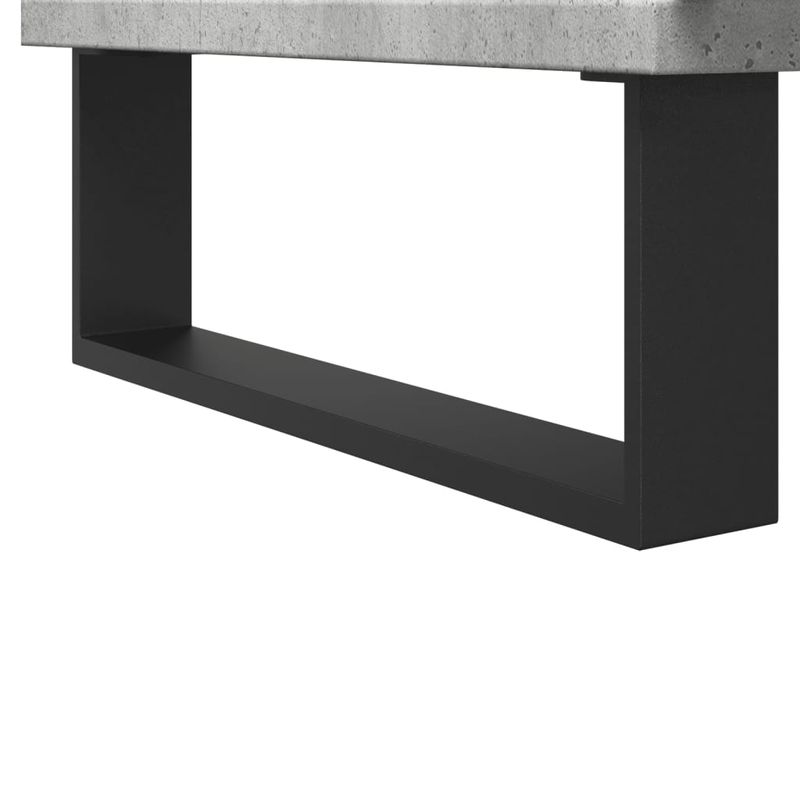 Casa si Gradina - Mobilier - Mobilier baie - Comode baie - Dulap chiuveta baie, gri beton, 80x33x60 cm, lemn compozit - Infinity.ro
