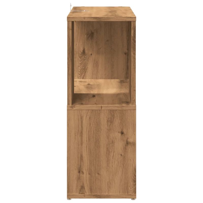 Casa si Gradina - Mobilier - Biblioteci si rafturi - Biblioteci - Biblioteca, stejar artizanal, 60x24x63 cm, lemn prelucrat - Infinity.ro