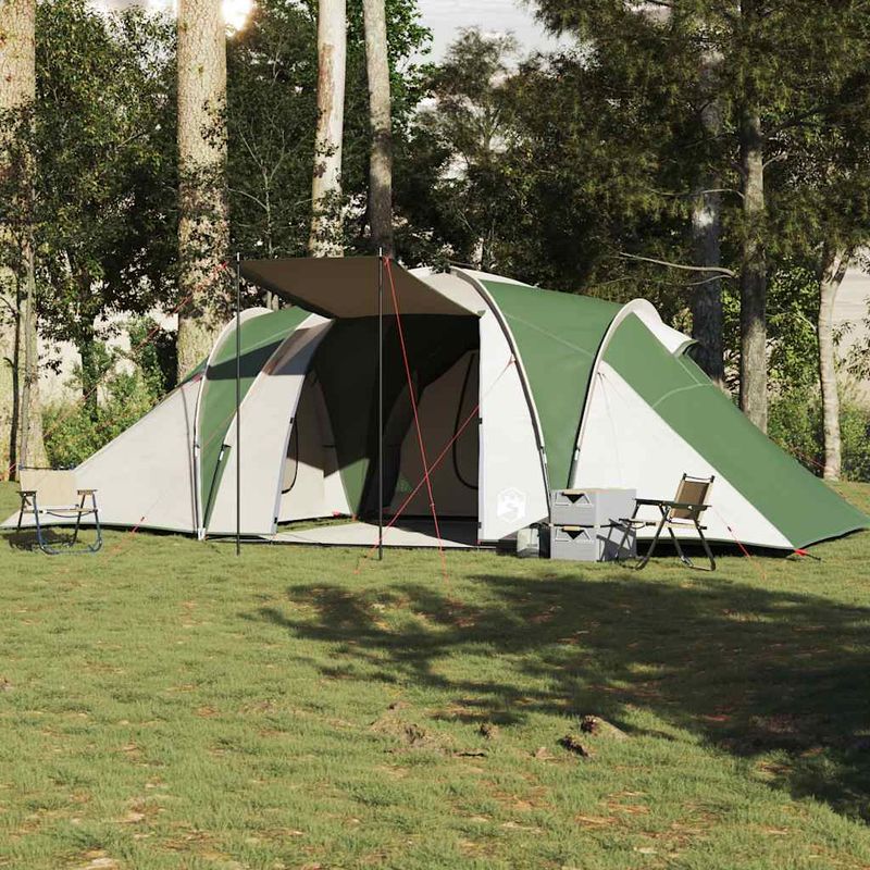 Sport si Outdoor - Camping - Corturi camping - Cort de camping cupola pentru 6 persoane, verde, impermeabil - Infinity.ro