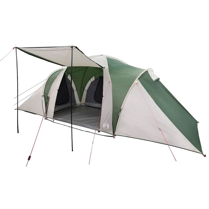 Sport si Outdoor - Camping - Corturi camping - Cort de camping cupola pentru 6 persoane, verde, impermeabil - Infinity.ro