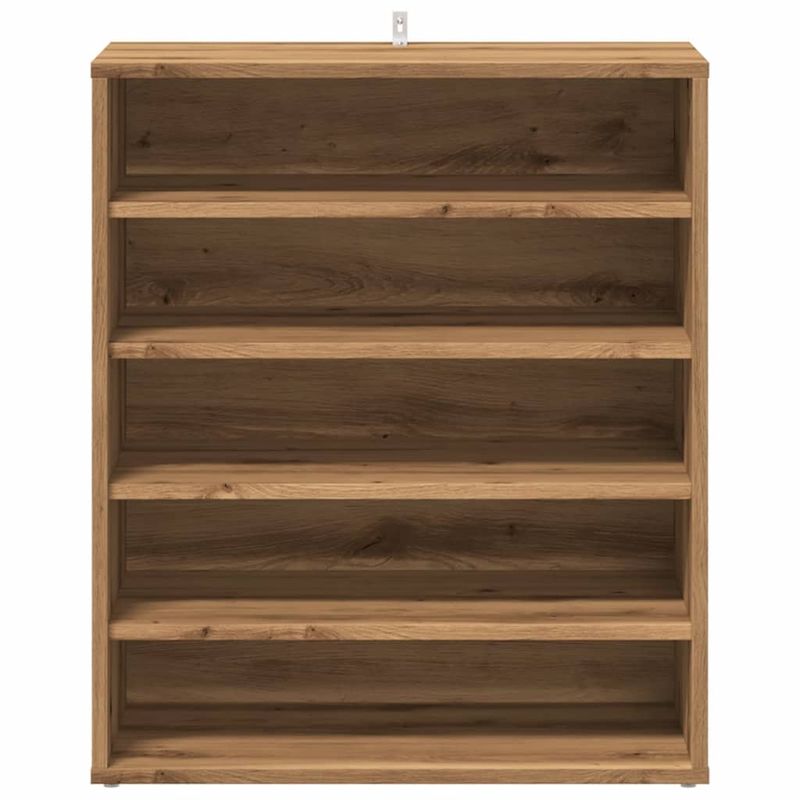 Casa si Gradina - Mobilier - Organizare si depozitare - Organizator incaltaminte - Pantofar, stejar artizanal, 60x35x70 cm lemn prelucrat, model shoe cabinet without door - Infinity.ro