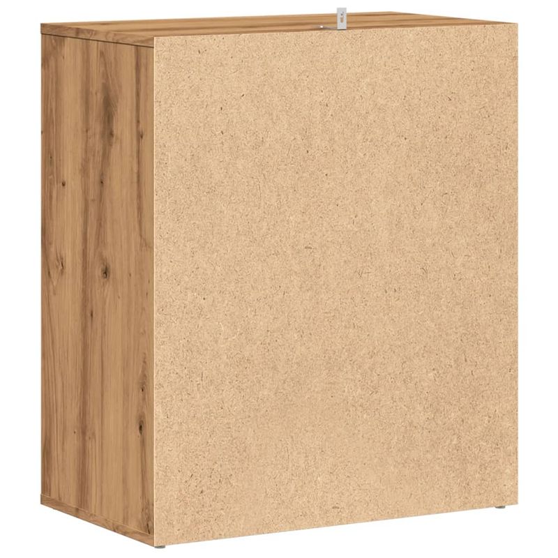 Casa si Gradina - Mobilier - Organizare si depozitare - Organizator incaltaminte - Pantofar, stejar artizanal, 60x35x70 cm lemn prelucrat, model shoe cabinet without door - Infinity.ro