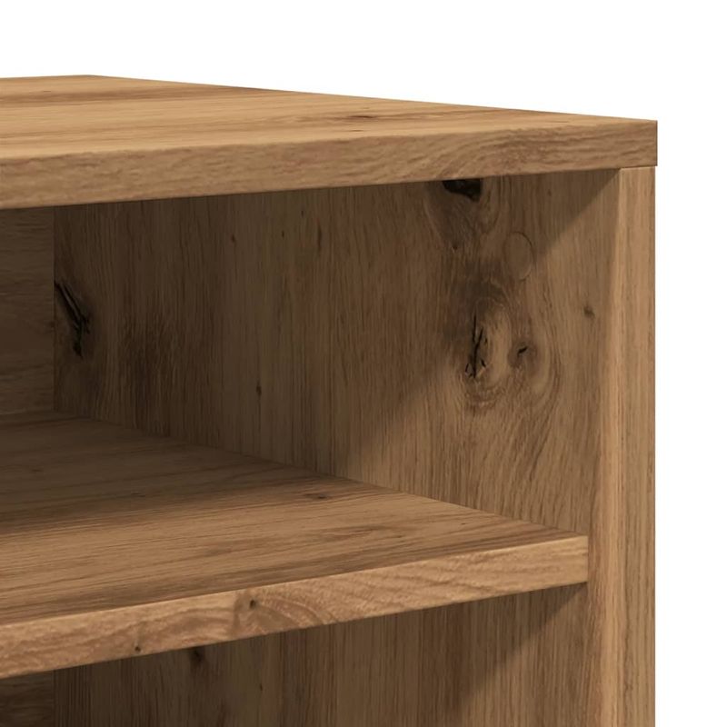 Casa si Gradina - Mobilier - Organizare si depozitare - Organizator incaltaminte - Pantofar, stejar artizanal, 60x35x70 cm lemn prelucrat, model shoe cabinet without door - Infinity.ro