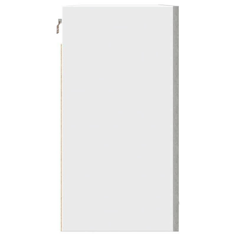 Casa si Gradina - Mobilier - Comode si corpuri - Corpuri bucatarie - Dulap suspendat, gri beton, 80 x 31 x 60 cm, PAL - Infinity.ro