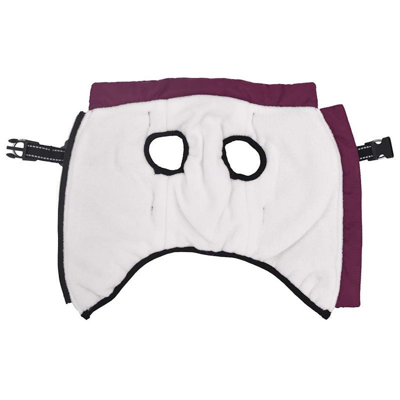 Petshop - Articole imbracaminte - Haine animale - Haina caini cu ham impermeabila reflectorizanta, violet, 2XL - Infinity.ro