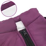 Petshop - Articole imbracaminte - Haine animale - Haina caini cu ham impermeabila reflectorizanta, violet, 2XL - Infinity.ro