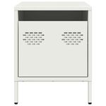 Casa si Gradina - Mobilier - Comode si corpuri - Noptiere - Noptiera, alb, 35x39x43,5 cm, otel - Infinity.ro