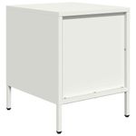 Casa si Gradina - Mobilier - Comode si corpuri - Noptiere - Noptiera, alb, 35x39x43,5 cm, otel - Infinity.ro